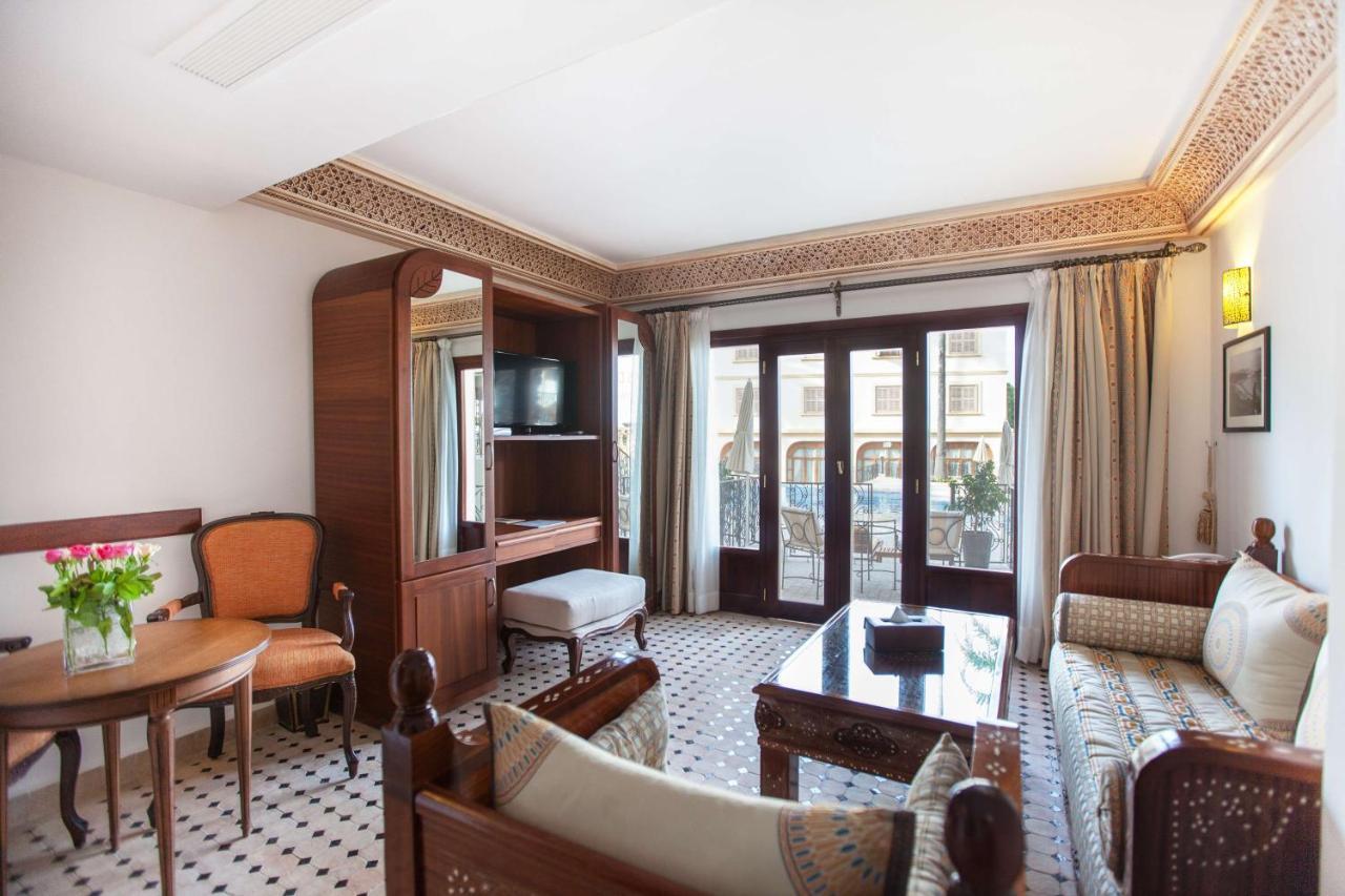 Grand Hotel Villa De France Tanger Eksteriør billede A suite at the hotel